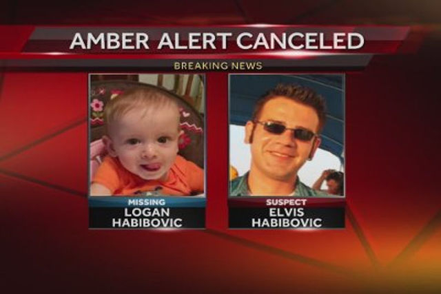 A search for a man and the 9-month-old son he is believed to have abducted has been canceled after Missouri authorities found a burned vehicle with what are believed to be their remains inside. (W ...