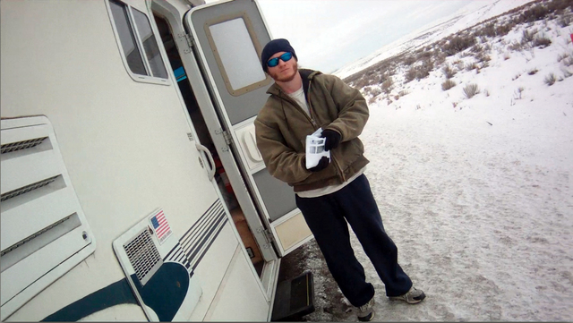 Straughn Gorman seen in this still image from an Elko County Sheriff's Department video shot during a traffic stop on Interstate 80 between Wells and Elko in January 2013. A federal judge has orde ...