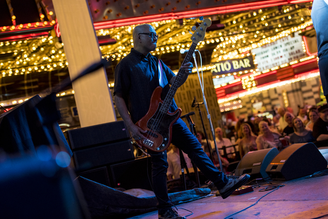 The Smithereens perform on the 3rd Street Stage at the Fremont Street Experience in Las Vegas on Saturday, June 13, 2015 as part of the Rock of Vegas summer concert series. (Joshua Dahl/Las Vegas  ...