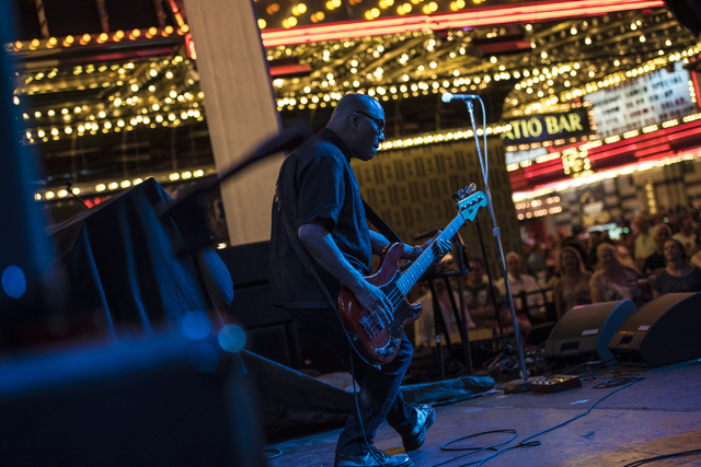 The Smithereens perform on the 3rd Street Stage at the Fremont Street Experience in Las Vegas on Saturday, June 13, 2015 as part of the Rock of Vegas summer concert series. (Joshua Dahl/Las Vegas ...