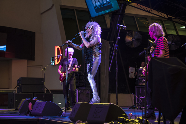 The Tubes perform on the 3rd Street Stage at the Fremont Street Experience in Las Vegas on Saturday, June 13, 2015 as part of the Rock of Vegas summer concert series. (Joshua Dahl/Las Vegas Review ...