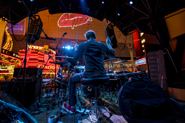 Martha Davis and The Motels perform on the 3rd Street Stage at the Fremont Street Experience in Las Vegas on Saturday, June 13, 2015 as part of the Rock of Vegas summer concert series. (Joshua Dah ...