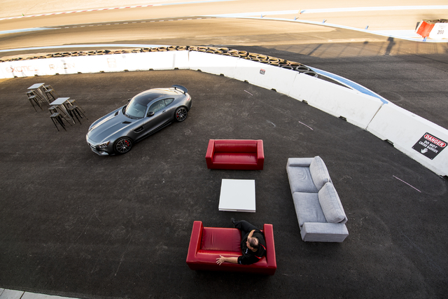 Exotics Racing has over 50 luxury sports cars that were on display during the grand opening of their new welcome center at Las Vegas Motor Speedway in Las Vegas on Thursday, June 4, 2015. (Joshua ...