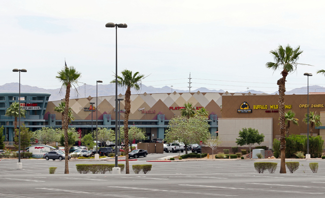 Businesses are shown along Mall Ring Circle near Galleria at Sunset mall Thursday, June 4, 2015, in Henderson. A marijuana dispensary was proposed and later withdrawn in the vicinity of the popula ...