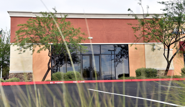 The proposed site for Jenny's Dispensary at 10420 South Eastern Ave. in Henderson is seen on Monday, June 1, 2015. The City of Henderson could approve this new medical marijuana dispensary this we ...