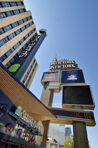 The exterior of Shake Shack is shown at the New York-New York hotel-casino at 3790 Las Vegas Blvd. S. in Las Vegas on Wednesday, June 3, 2015. (Bill Hughes/Las Vegas Review-Journal)