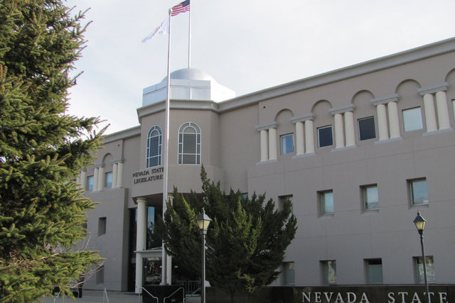 Nevada Legislature building (Greg Haas/Las Vegas Review-Journal)