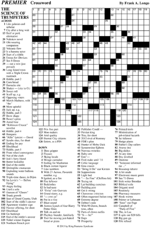 Click the image for solution to crossword.