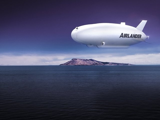 Airlander  British design company Hybrid Air Vehicles came up with a design for the Airlander 10, a 302-foot-long airship filled with helium.