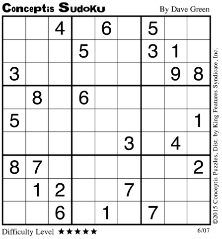 Click for solution to sudoku.