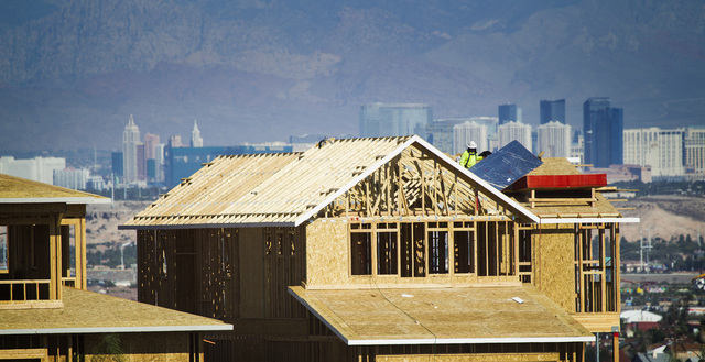 Construction is seen Wednesday, June 3, 2015 at Cadence, a 2,200 acre planned community, on Lake Mead Parkway east of Boulder Highway in Henderson.
 (Jeff Scheid/Las Vegas Review-Journal) Follow J ...