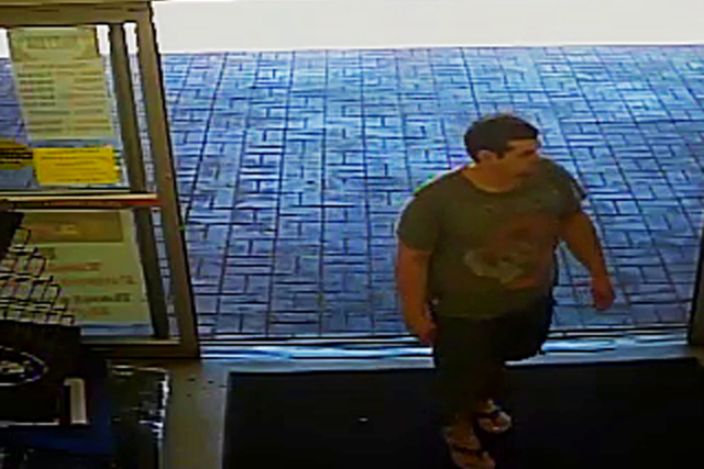Las Vegas police arrested a man who they say robbed a west valley party supply store at knifepoint last month, according to police. (Courtesy Las Vegas Metropolitan Police Department)