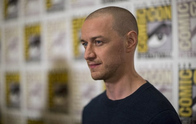 Cast member James McAvoy poses at a press line for "Victor Frankenstein" during the 2015 Comic-Con International Convention in San Diego, California July 11, 2015.(Mario Anzuoni/Reuters)