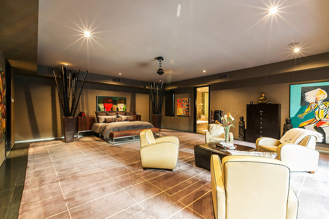 The master bedroom is wide open, and features a sitting area. (Courtesy photo)