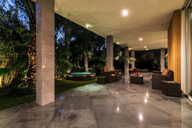 The home has lots of connecting outdoor areas.  (Courtesy photo)