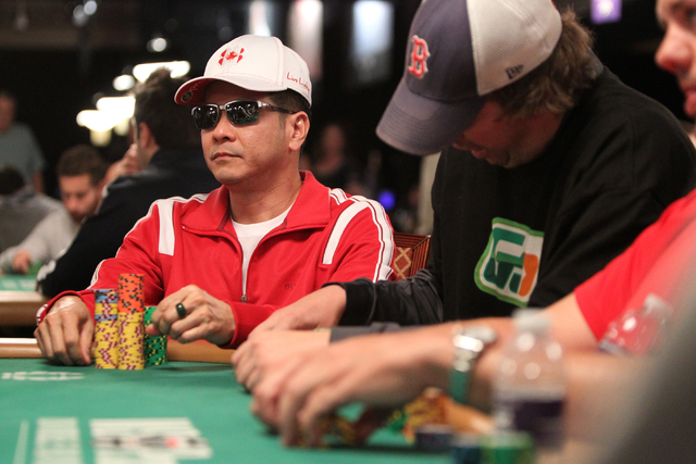 Alex Tran competes during Day 2A of the World Series of Poker event at the Rio Convention Center in Las Vegas Wednesday, July 8, 2015. (Erik Verduzco/Las Vegas Review-Journal) Follow Erik Verduzco ...