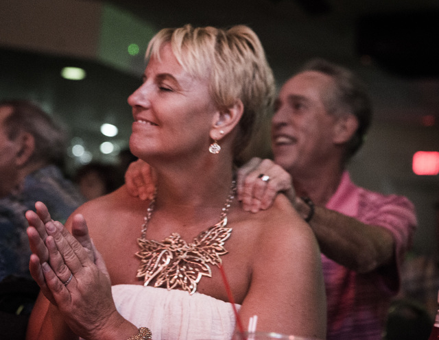 Kristin Rich and her husband enjoy the music during Monday Nite Jamming at the Tap House, 5589 W. Charleston Blvd., on Monday, June 29, 2015. Jeff Scheid on Twitter @jlscheid (Jeff Scheid/Las Vega ...