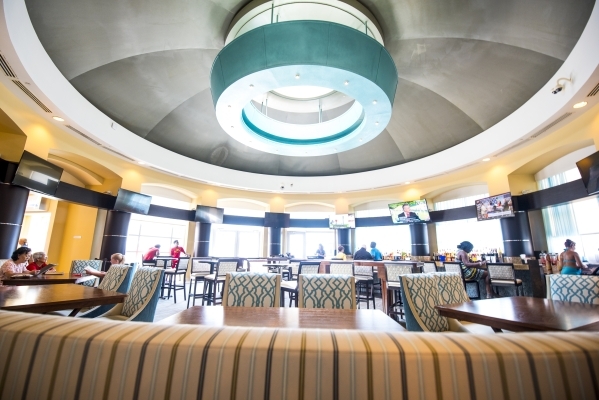 A bar inside Harrah‘s Gulf Coast hotel-casino in Biloxi, Miss., is shown Aug. 12. Harrah‘s Gulf Coast General Manager Jonathan Jones says, "There is tremendous upside in the poten ...