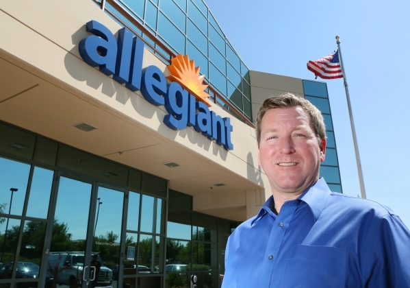 Steven Harfst, chief operating officer of Allegiant Travel Co., poses at Allegiant‘s headquarters in Las Vegas. "The goal (at Allegiant) is operational excellence," Harfst said. Ro ...