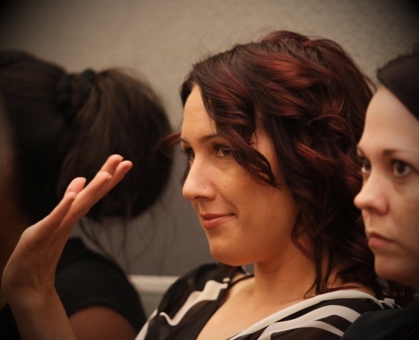 Christina Lafave, who stole a man‘s Rolex during a private massage and hid the watch in her vagina, appears for her sentencing at Regional Justice Center on Tuesday. She was put on probation ...