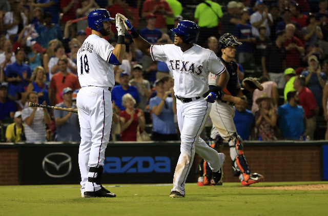 Rangers player gets mad at teammate for hitting him on head after home run, Aviators/Baseball