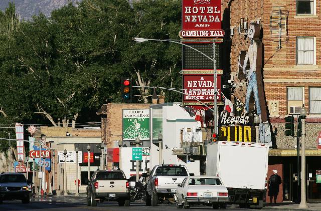 Historic downtown Ely, Nevada, to include Hotel Nevada is shown on Wednesday, Aug. 12, 2009. (JASON BEAN/LAS VEGAS REVIEW-JOURNAL)