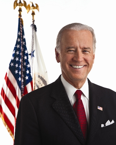 The official White House portrait of Vice President Joe Biden. (CNN)