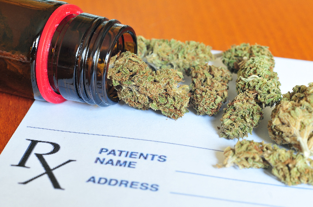 Dry medical marijuana buds