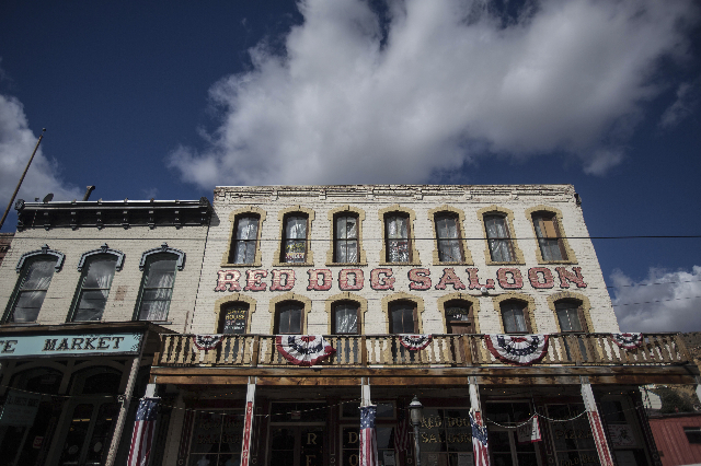 The Red Dog Saloon on C Street  seen Wednesday, Sept. 25, 2013 in Virginia City, Nev. (Jeff Scheid/Las Vegas Review-Journal)