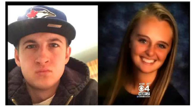 Conrad Roy, left, and Michelle Carter (CBS BOSTON)