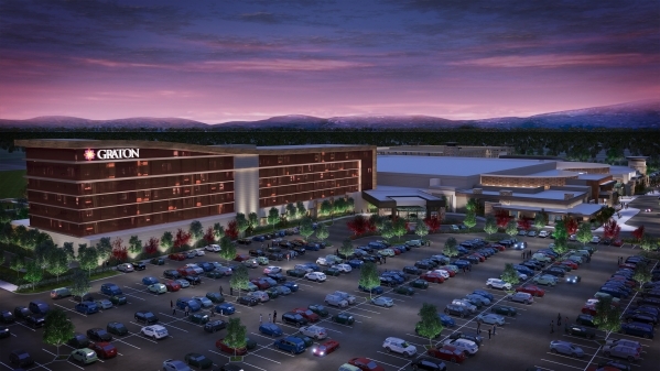 A $175 million, 200-room hotel tower at the Graton Resort & Casino, 45 minutes north of San Francisco, is shown in this rendering. Station Casinos operates the property. The project should be ...