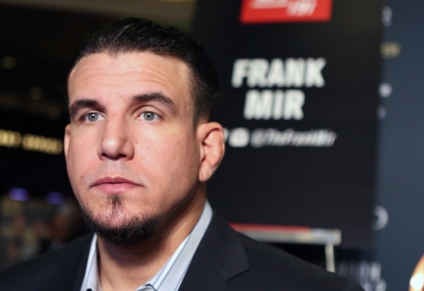 Frank Mir, UFC heavyweight contender, appears during UFC 191 Ultimate media day at MGM Grand hotel-casino in Las Vegas on Thursday, Sep. 3, 2015. BIZUAYEHU TESFAYE/LAS VEGAS REVIEW-JOURNAL FOLLOW ...