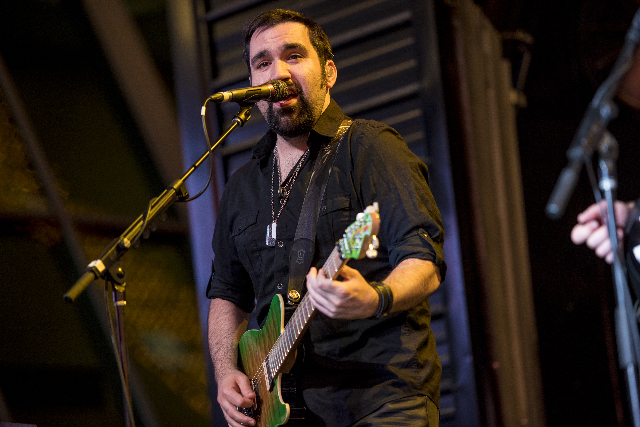 Blue Oyster Cult performs at the 3rd Street Stage on the Fremont Street Experience in Las Vegas on Sunday, Sept. 6, 2015. (Joshua Dahl/Las Vegas Review-Journal)