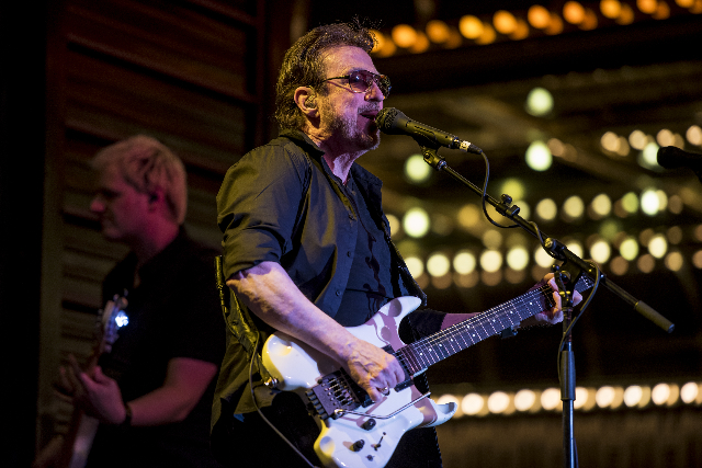 Blue Oyster Cult performs at the 3rd Street Stage on the Fremont Street Experience in Las Vegas on Sunday, Sept. 6, 2015. (Joshua Dahl/Las Vegas Review-Journal)