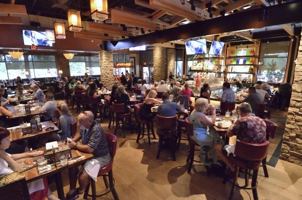 The interior of Lazy Dog Restaurant and Bar is shown in Downtown Summerlin at 1725 Festival Plaza Drive in Las Vegas on Saturday, Sept. 12, 2015. Bill Hughes/Las Vegas Review-Journal