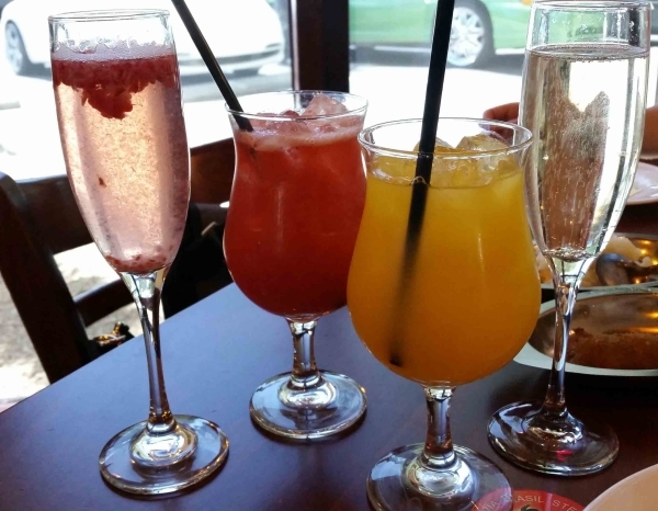 A selection of beverages are shown at Via Brasil Steakhouse, 1225 S. Fort Apache Road. (Lisa Valentine/View)