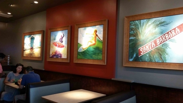 The Habit Burger Grill Originated In Santa Barbara Calif And Carries The California Theme Over Into The Dining Room Of Its First Las Vegas Valley Location On Hughes Center Drive Lisa Valentin