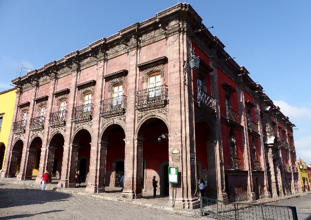 A general view shows the 18th-century Canal House mansion, which is considered by UNESCO as an architectural masterpiece for its fusion of baroque and neoclassical architecture, in San Miguel de A ...