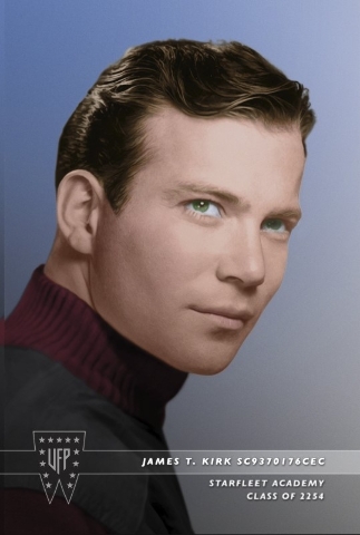 A James T. Kirk, Starfleet Academy photo is shown in this undated handout photo provided by CBS. (REUTERS/CBS/Handout via Reuters)