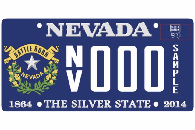 TammieLove New License Plate las vegas nevada state background novelty License Plate Sign 15x30 CM 