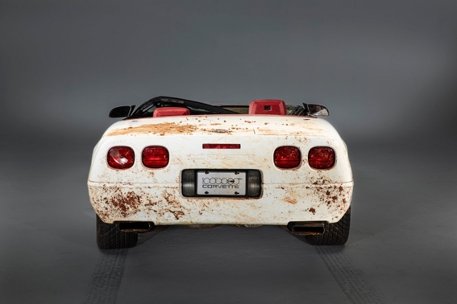 Of the three repairable Corvettes that fell down a sinkhole at Kentucky‘s National Corvette Museum February, 2014 the 1 millionth Corvette -- a white, 1992 convertible -- will be the hardes ...