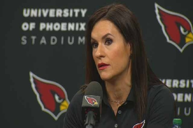 On Monday, July 28, 2015, the Arizona Cardinals announced the hiring of Jen Welter to the team‘s coaching staff.  (KPHO/KTVK/CNN)