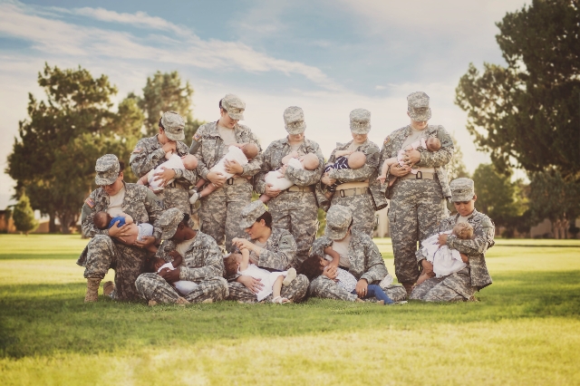 Former airwoman Tara Ruby photographed active-duty soldiers at Fort Bliss in El Paso, Texas, when she learned the base recently opened a nursing room, something not available when Ruby was serving ...