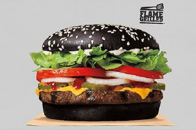 Burger King is selling black-bunned Whoppers now