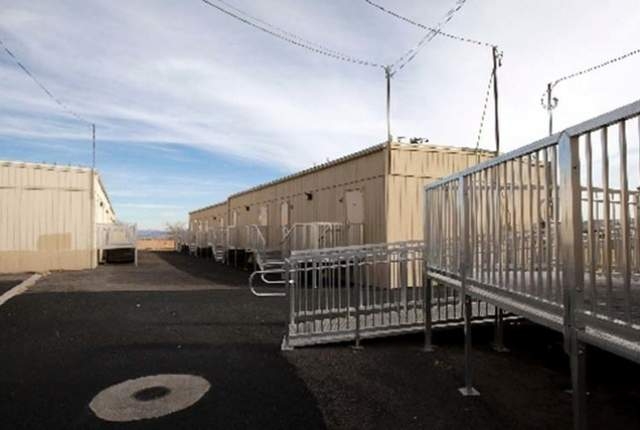 Portable classrooms at Forbuss Elementary School (Las Vegas Review-Journal, File)