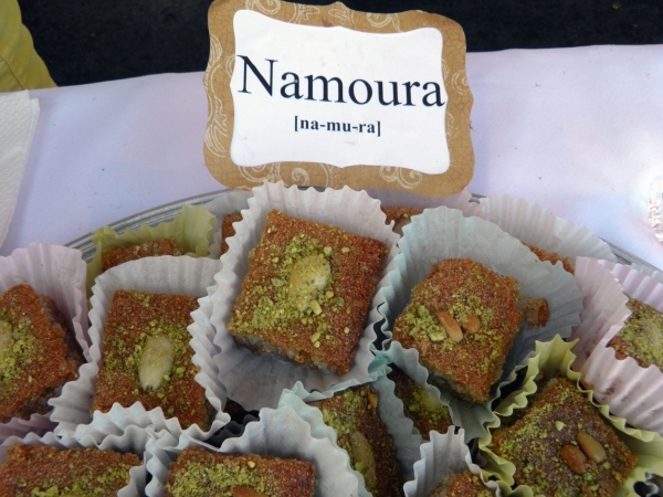 Namoura is set to be among pastries available during St. Sharbel Maronite Catholic Church‘s Lebanese American Festival, planned Oct. 9-11 at the church, 10325 Rancho Destino Road. Namoura is ...