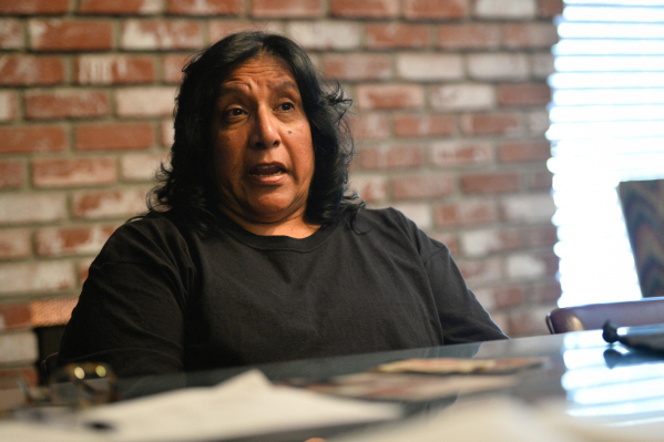 Judy Donatell talks about the death of her 37-year-old daughter, Angela Donatell, on Friday, Oct. 9, 2015 during an interview with the Review-Journal. Angela Donatell died two years ago while in c ...