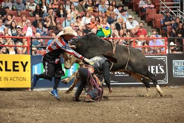 As Pbr Begins Bullfighter Frank Newsom Is Beating His Toughest Ride Las Vegas Review Journal