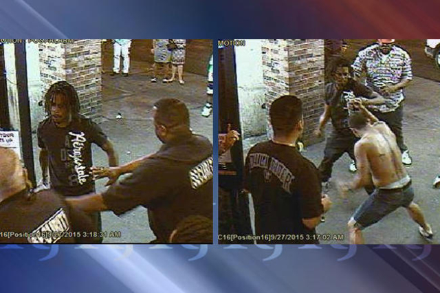 Three men are being sought by Metro in connection to a shooting near The Linq in September. (Las Vegas Metropolitan Police Department)