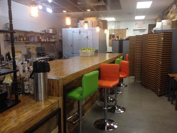 The interior of Elevated Juice is shown at 7703 N. El Capitan Way No. 140. Sandy Lopez/View